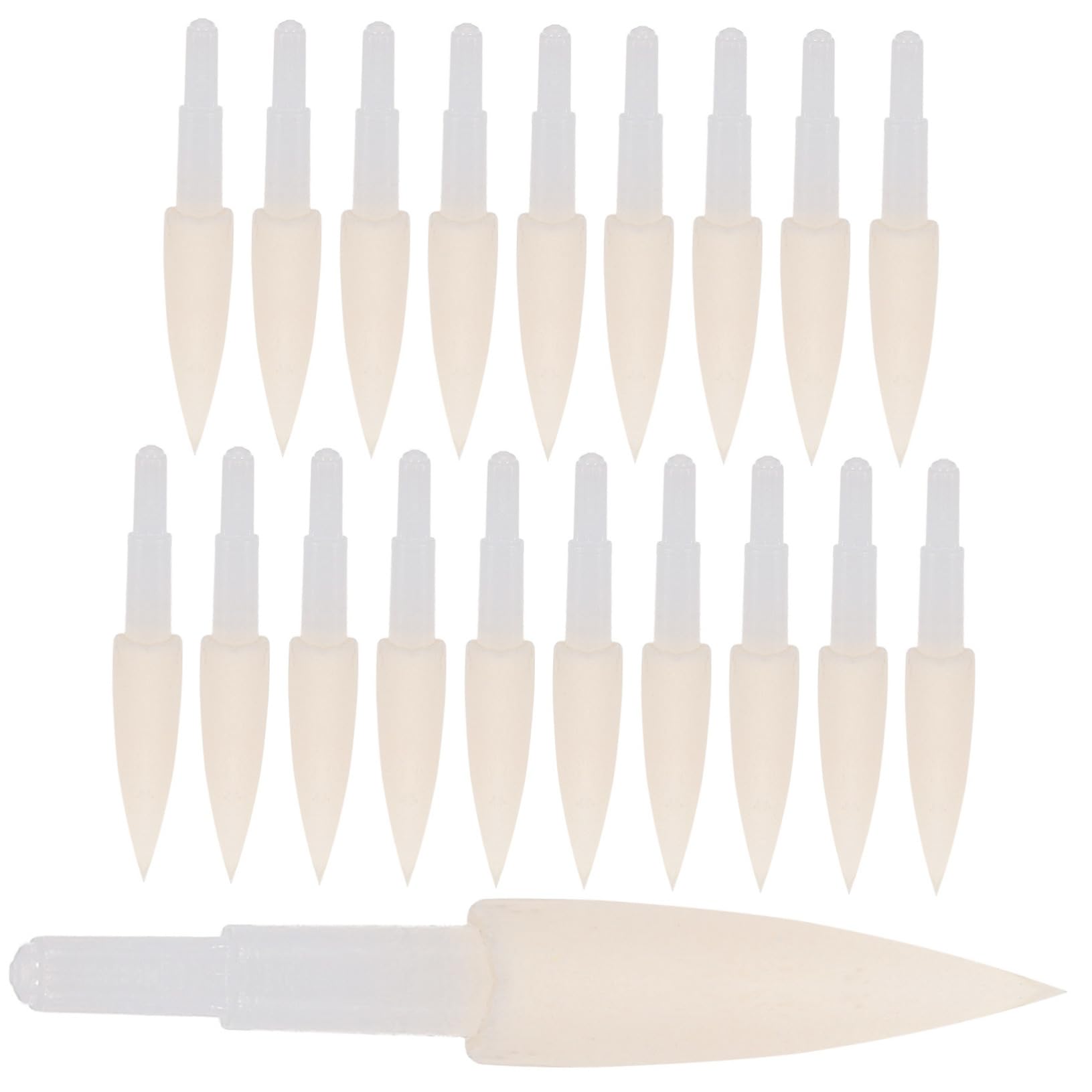 Homoyoyo Upgrade Your Writing 20pcs Sponge Brush Pen Tips for Calligraphy Pen Parts