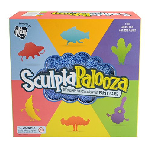 Educational Insights Sculptapalooza, the Squishy, Squashy Sculpting Playfoam Party Game - Fast-Paced, Family Game, 4+ Players, Ages 10+