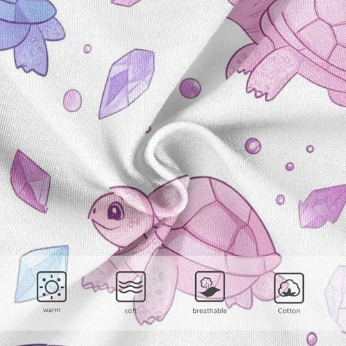 Wusikd Cartoon Turtles Girls' Underwear Cotton Cute Girls Briefs Soft Toddler Underwear 2T3