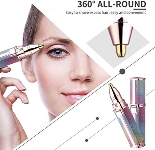 Facial-Hair-Remover-USB-Rechargeable-Eyebrow-Trimmer-2-in-1-Eyebrow-Razor-and-Painless-Hair-Shaver-with-Indicator-Light-Eyebrow-Trimmer-for-Home-or-Travel-Razor
