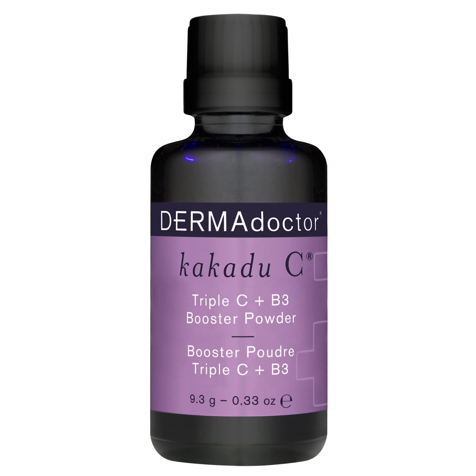 DERMAdoctor Kakadu C Dermatologist Formulated Triple C + B3 Booster Powder, Vitamin C Serum Booster and Niacinamide Pore Minimizer for Face, Active Skin Repair for Brightening and Refining - 0.33 oz