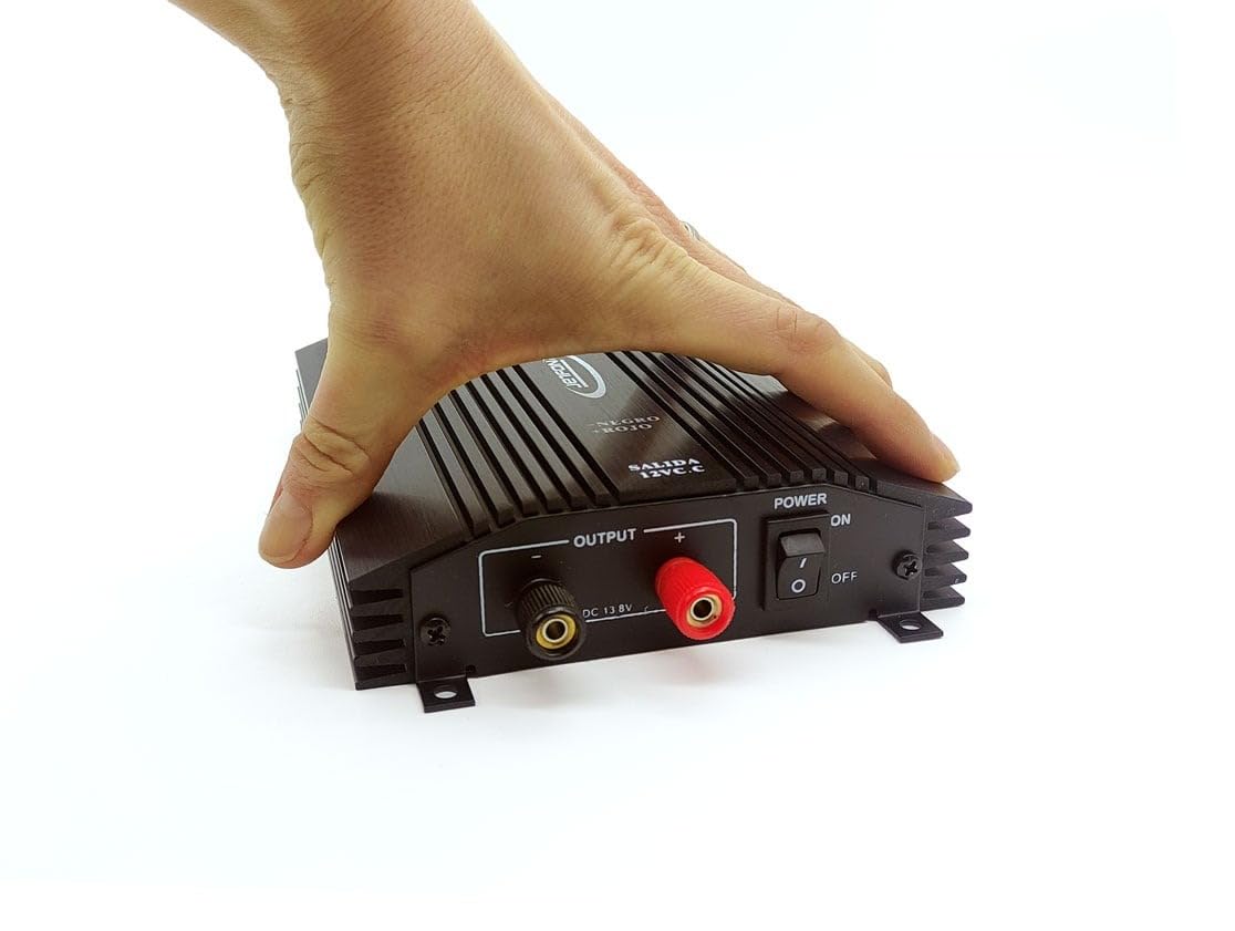 PC-EV-15A Réducteur de Tension DC-DC 24V vers 12V 15A Convertisseur de Puissance Haute Efficacité pour Camions, Bus et Radio CB