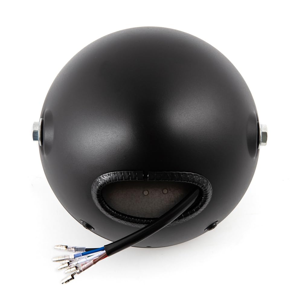 Motorrad scheinwerfer 6.5'' LED Frontscheinwerfer für Cafe Racer bobber Chopper Scheinwerfer mit DRL