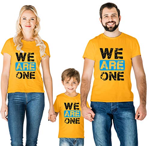 Image of Hangout Hub Family T-Shirts|Regular Fit|Cotton|Twinning Combo Dress| Setof3