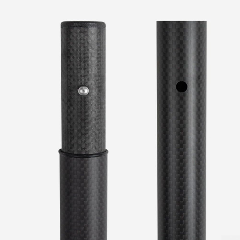 Pala juvenil SUP, remo de kayak para niños, eje de carbono ligero, paleta juvenil ajustable, diseño de tres piezas, remo de pequeña estatura, agua para principiantes