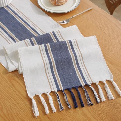 Niviy Blue Table Runner 72 Inches Long with...