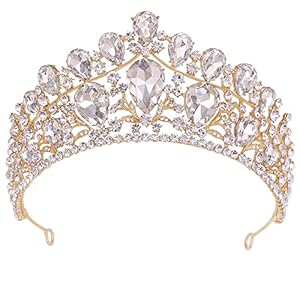 Milisente Kroon dames prinses diadeem bruiloft kroon bruid tiara bruids sieraden haaraccessoires