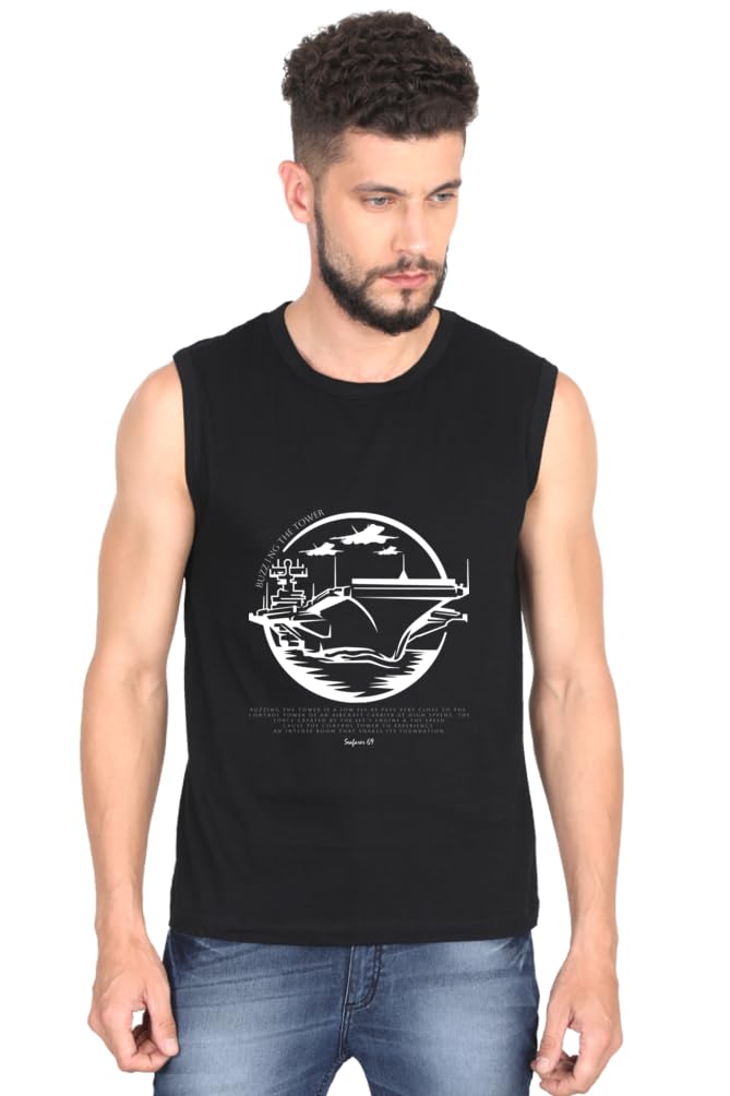 Vibe 69 - Seafarer - Buzzing The Tower - Men's Sleeveless T-Shirt-image-24