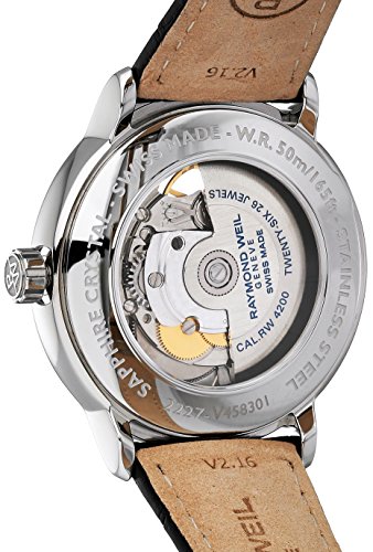 Raymond Weil Men's 2227-STC-00659 Maestro Analog Display Swiss Automatic Black Watch2