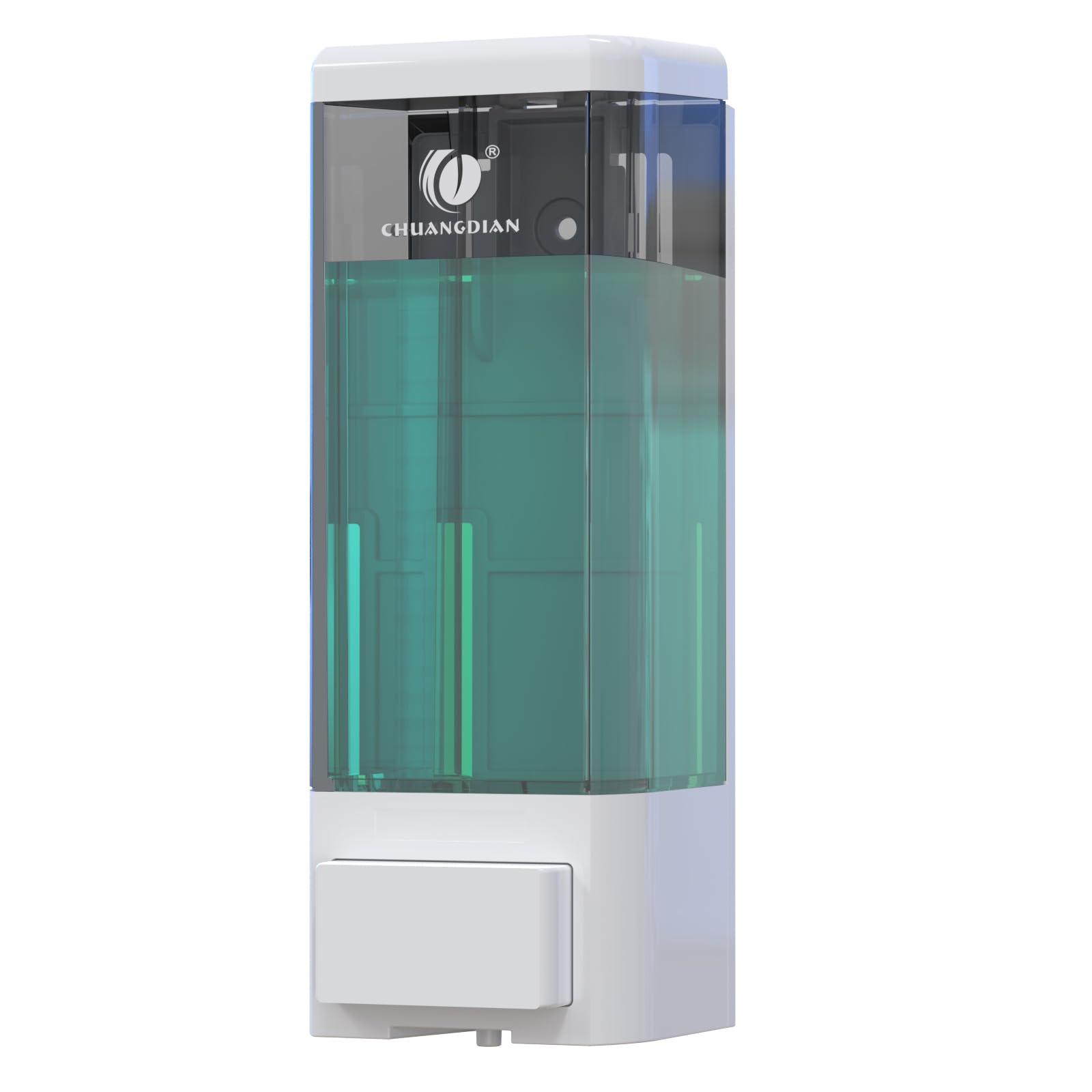 Dispensador de jabón de manos de 500ML Montaje en la pared del baño, Dispensador de bomba de detergente de ropa para bálsamo para CHUANGDIAN