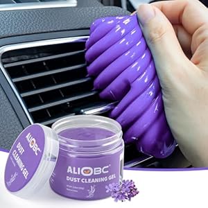 Car Cleaning Gel, Keyboard Cleaner Cleaning Putty for Car Interior Car Slime Cleaner Dust Cleaning Gel Car Putty for Cleaning Car Gel Cleaner Purple NT.WT.: 5.6 oz (160 g)