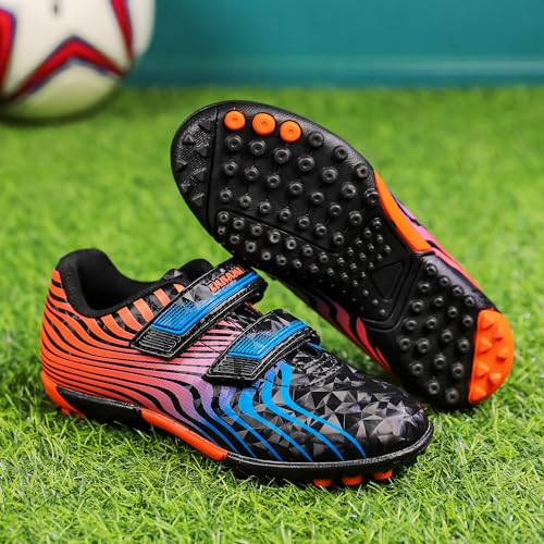 Turf Soccer Shoes Boys Girls Indoor TF Soccer Cleats for Toddler Little Kids4