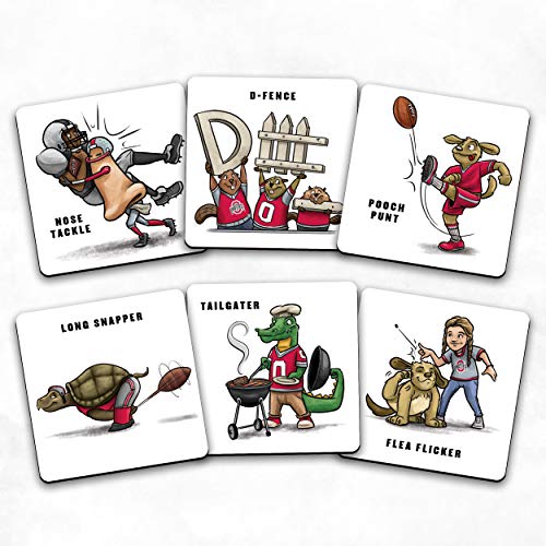 Image of YouTheFan NCAA Officially-Licensed Memory Match Game - Humorous, Team-Specific, Original Hand-Drawn Artwork, Fun for the Whole Family, for Fans Young and Old
