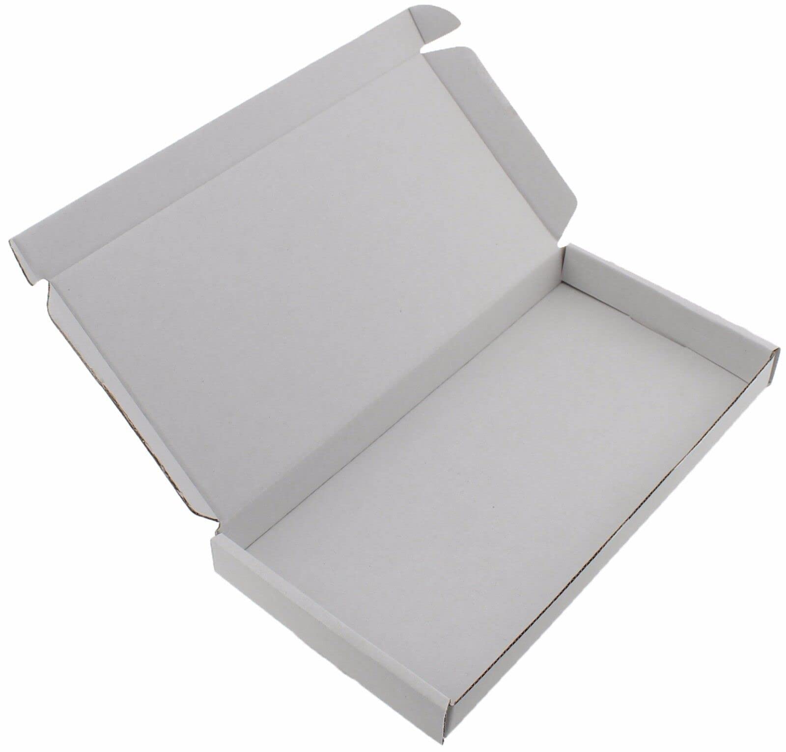 WHITE OR BROWN C4 C5 C6 DVD DL MINI BOXES LARGE LETTER CARDBOARD SHIPPING PIP (KB (32cm x 14cm x 2cm), WHITE, 20)