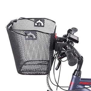 Fischer 50376 Stuurmand met snelbevestiging, speciaal ontwikkeld voor e-bikes, draagkracht 5 kg, geschikt voor alle gangbare displays met een breedte van 9 cm, o.a. voor Bosch displays, Zwart