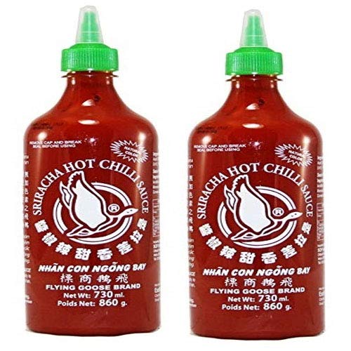 Sriracha Hot Chilli Sauce Pack 2 x 730 Ml