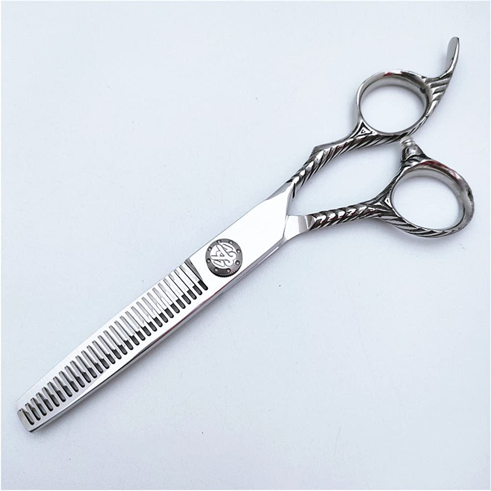 Ciseaux À Couper Les Cheveux Ciseaux Amincissement des Dents Cisailles De Cisailles, Ciseaux De Cheveux en Acier Inoxydable De 6,0 Pouces, pour Hommes Femmes Enfants Animaux Domestiques,5.5 inch