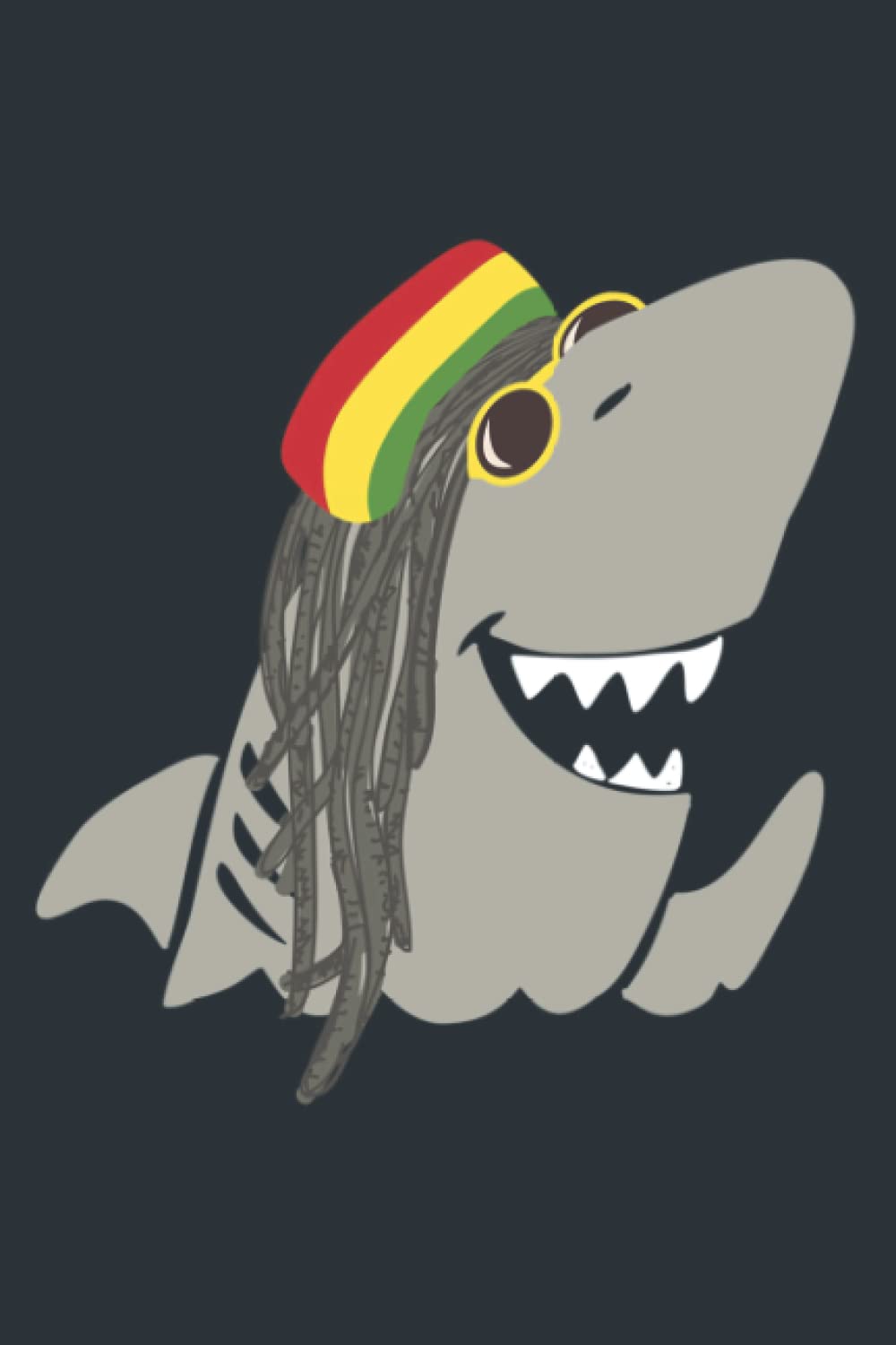 Anna HughesReggae Rasta Shark Rastafari Flag Rastacap Tam Hat Dreadlock: - Daily planner notebook, Size format 6.0 x 9.0 inches pages