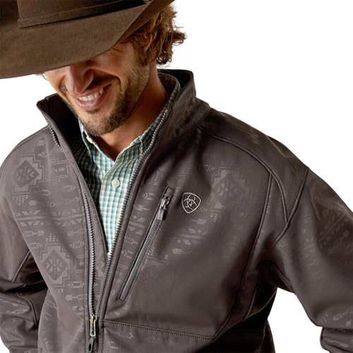 Ariat Mens Phantom Emboss Logo Softshell Jacket4