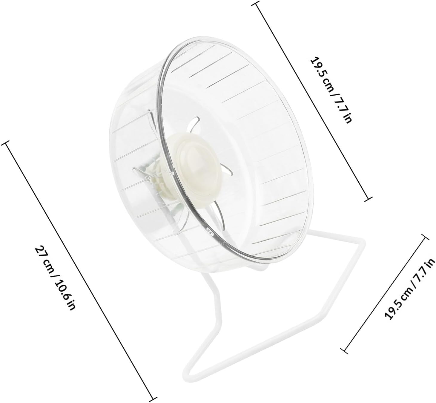Hamster Exercise Wheel Ultra-Quiet Running Wheel 16cm with Stand Small Animal Spinner for Hamsters and Gerbils