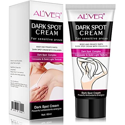 Lightening Cream, Underarm Whitening Cream Effective for Armpit, Knees, Elbows, Sensitive & Private Areas, Whitens, Nourishes, Repairs & Restores Skin Cover