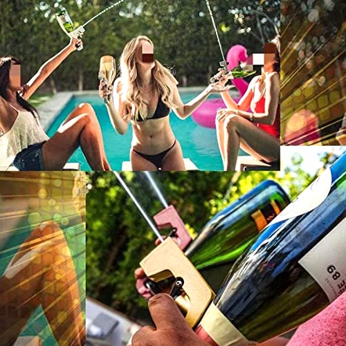 Miniatura 4 de Pistola De Champán,Pistola Pulverizadora De Champán,Shooting Pourer,Pistola De Agua De Cerveza,Pulverizador De Champán,Dispensador De Vino De Champán,Eyector De Cerveza Para Fiestas Bodas Pool Bar