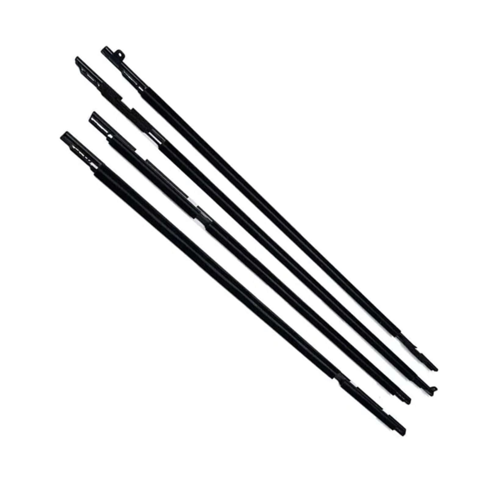 Glilar Black Automotive Window Seals Compatible With Toyota For Land For Cruiser Lc80 Fzj80 1990-1998 4Pcs Window Moulding Trim Weatherstrip Seal 7571060021(Black)