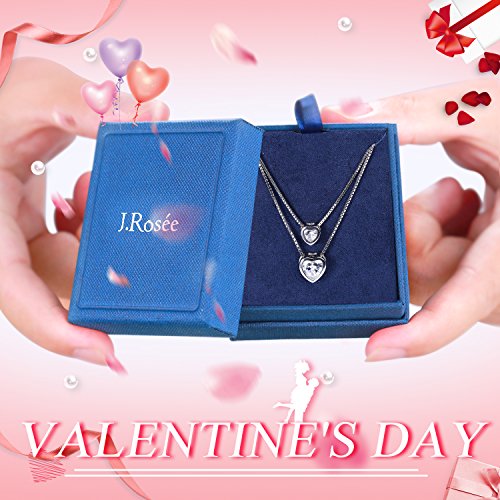 Collana da Donna, J. Rosée, doppio cuore ciondolo