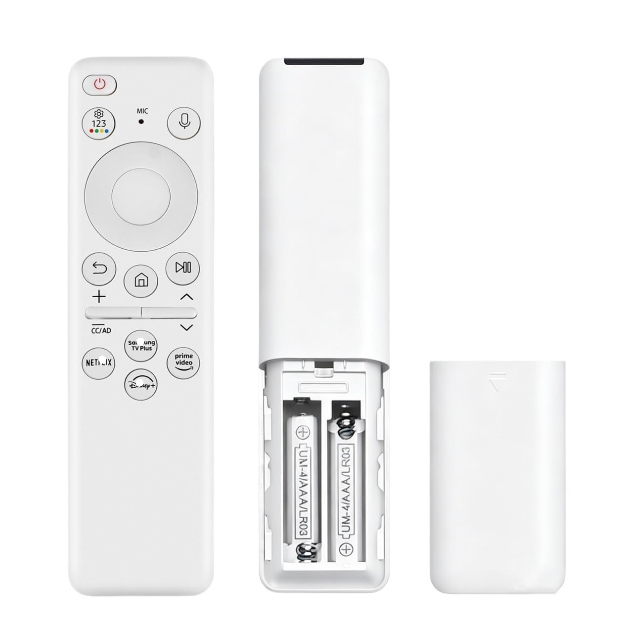 1 Unidad de Control Remoto por Voz Solar BN59-01455A for reemplazo de Controles remotos de TV Samsg con BT(BN59-01455A-Voice-W)
