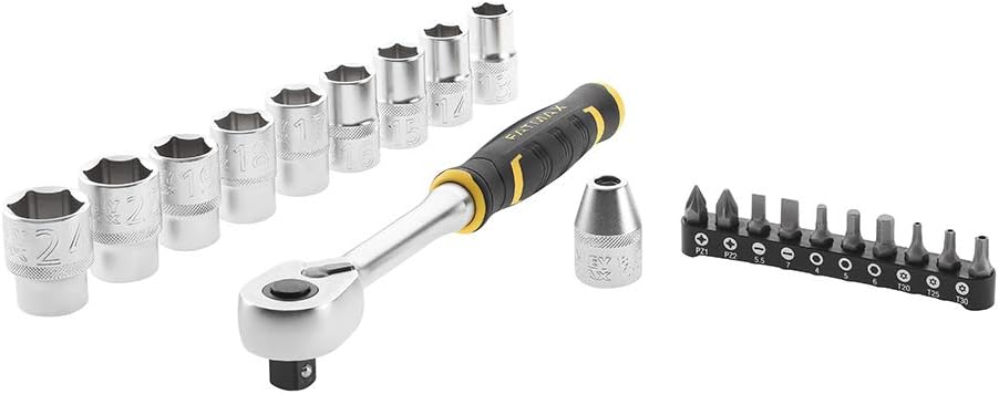 Juego de trinquete 1/2" 120 dientes + puntas