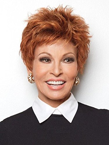 Power Petite Avg Wig Color R10 CHESTNUT - Raquel Welch Wigs Short Boy Cut Spiky Smooth Synthetic Women's Memory Open Weft Breathable