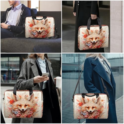 Maletín para portátil 15.6-16 pulg con diseño floral miniatura 2