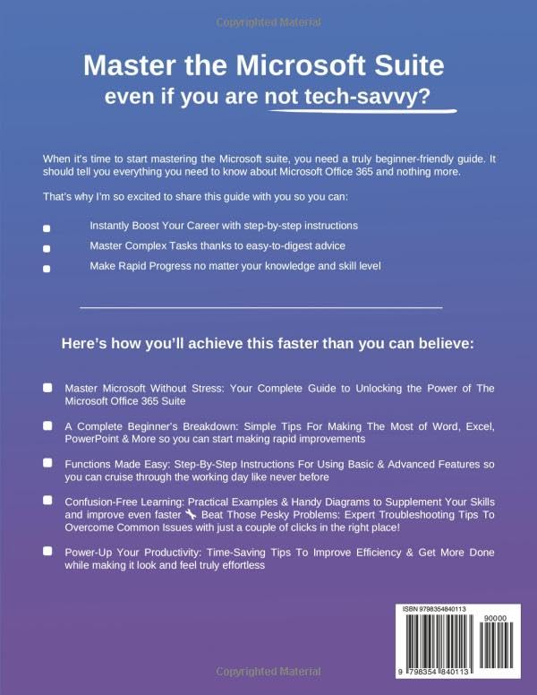 Miniatura 2 de Microsoft Office 365 For Beginners The 1# Crash Course From Beginners To Advanced. Easy Way to Master The Whole Suite in no Time Excel, Word, ...