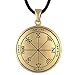 Moonlight Mysteries Bronze First Pentacle of Jupiter Key of Solomon Pendant Necklace
