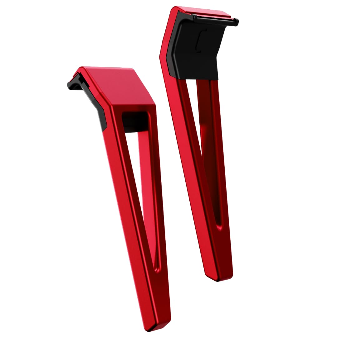 Photo 1 of HYPE X1 Safety Razor - Aerospace Grade Aluminum - Magnetic Comfort (C) Shave Setting - Ergonomic V-Shaped, Reusable Gentle Shaving Razors For Men and Women - Red
