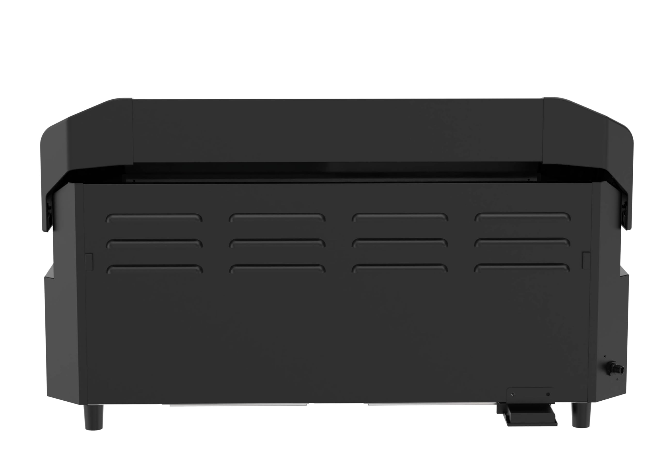 Cozze G-800 Combo Plancha-Grill a Gas 30 mbar, 3 Bruciatori 9,5 kW, Griglia + Piastra in Ghisa Smaltata, 2 Termometri Digitali, per Cucina Outdoor