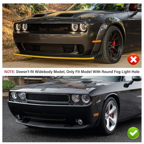 Image of License Plate Bracket Accessories for Dodge Challenger 2010-2026 (Not Fit Widebody Models), Front Bumper License Plate Holder Replacement Frame Black Mount