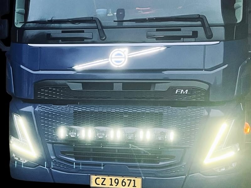Base de luz LED adecuada para Volvo FH 2020+ Dual Color blanco/amarillo