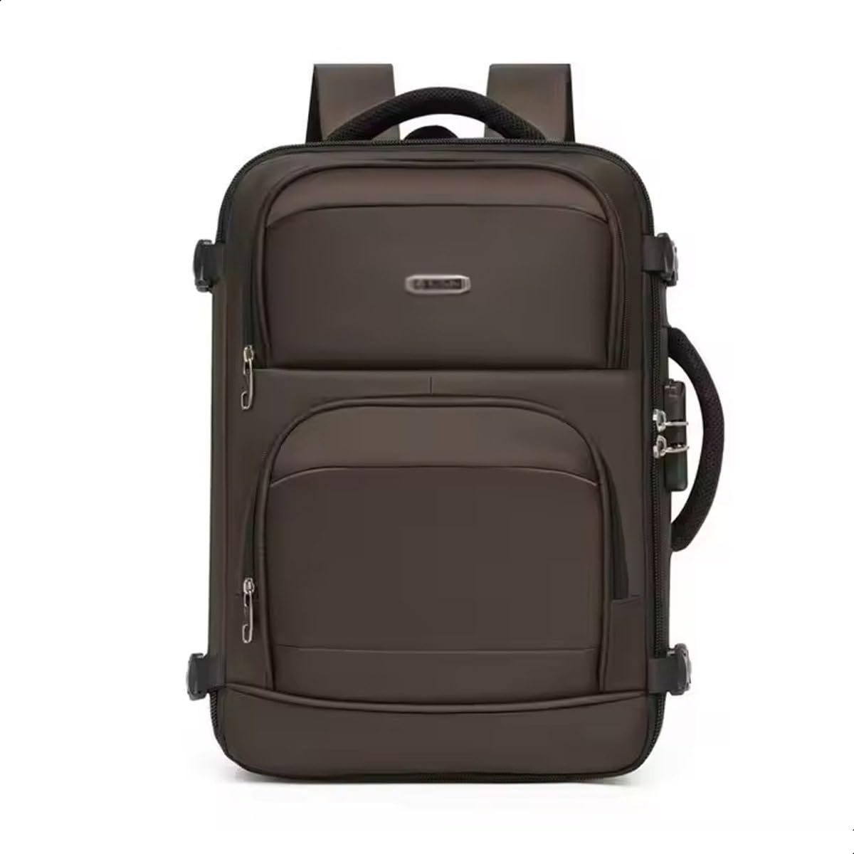 Mochila Expansível Viagem Bordo Antifurto Masculina Executiva Notebook Avião Cadeado Impermeável