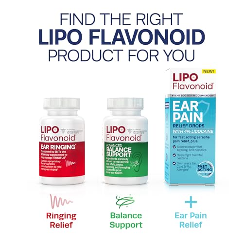 image for Lipo-Flavonoid Plus Tinnitus Relief for Ringing Ears – Supplement wi