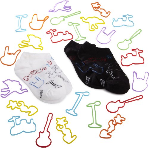 Jefferies Socks Girls 2-6x Silly Sockz Music 2 Pack