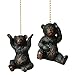 BLACK FOREST DECOR Bear Cub Fan Pulls - Set of 2