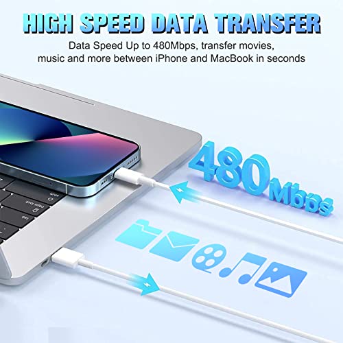 Iphone Charger Cable, 3 Pack Original Usb To Lightning Cable Apple Certified 6Ft, Fast Iphone Charging Cord For Iphone 12/11/11Pro/11Max/ X/Xs/Xr/Xs Max/8/7/6/5S/Se #TOP3