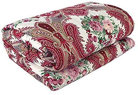 J Shree Microfibre Reversible Single Bed Comforter Dohar (King Size, Multicolour)