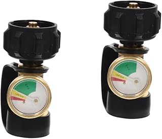 BESPORTBLE 2Pcs Adaptador De Tanque De Gás Medidor De Pressão Adaptador Adaptador De Tanque De Propano Adaptador De Propano Medidor De Nível Indicador De Nível De Propano Converter Cabeça