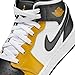 Jordan Big Kid's 1 Mid Yellow Ochre/Black-White (DQ8423 701) - 6.5