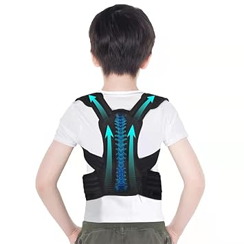 Posture Corrector for Kids, Upper Back Posture Brace for Teenagers Under Clothes Spinal Support to Improve Slouch, Prevent Humpback, Relieve Back Pain - image, photos