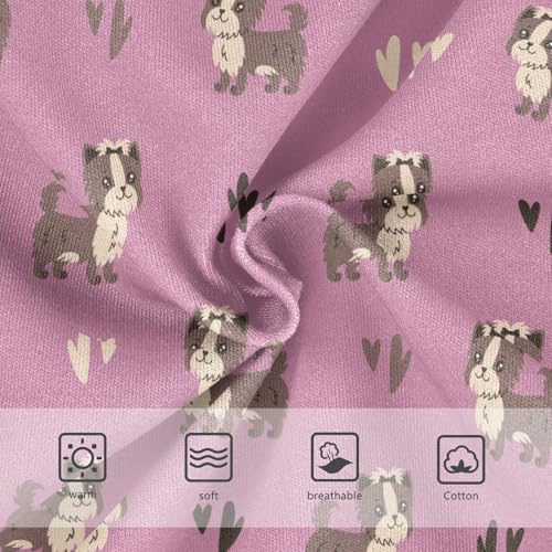 Girls' Underwear Dog Heart Cotton Stretch Comfort Toddler Panties3