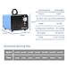 Concise Home Blue 10000mg Commercial Ozone Generator Industrial Strength O3 Air Purifier Deodorizer Sterilizer