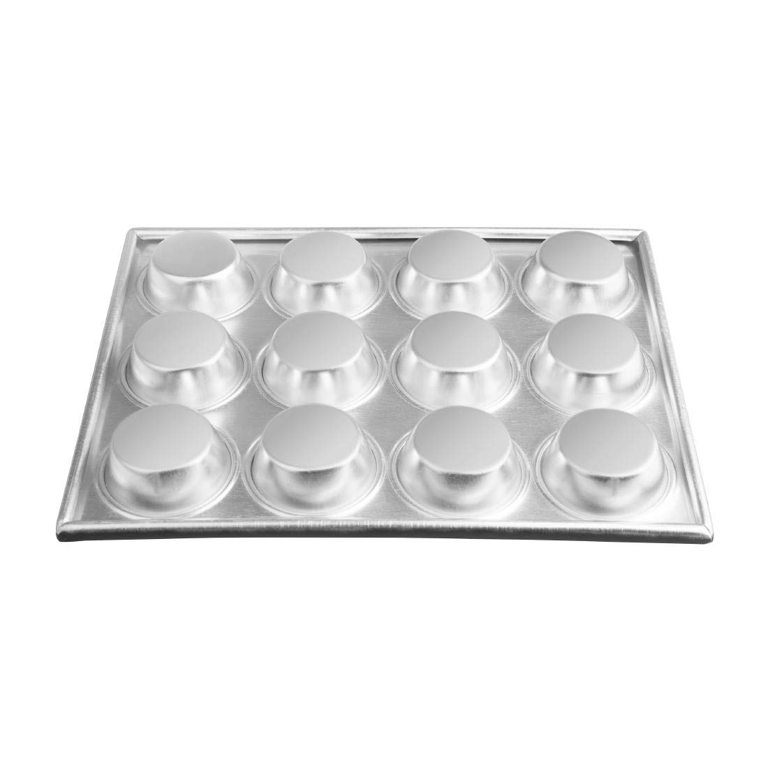 Vogue Plateau de service anti-adhésif en aluminium pour 12 muffins 36 x 28 cm
